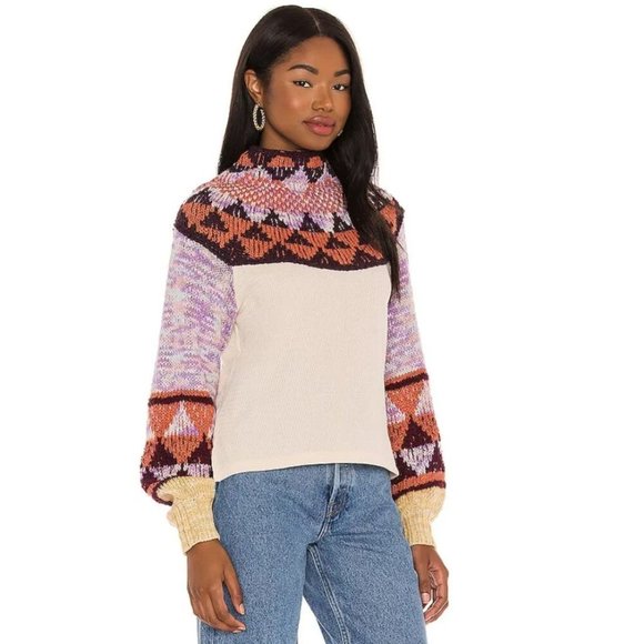 Free People Femme Swit The Small Stuff Sweater Top - Picture 4 of 8